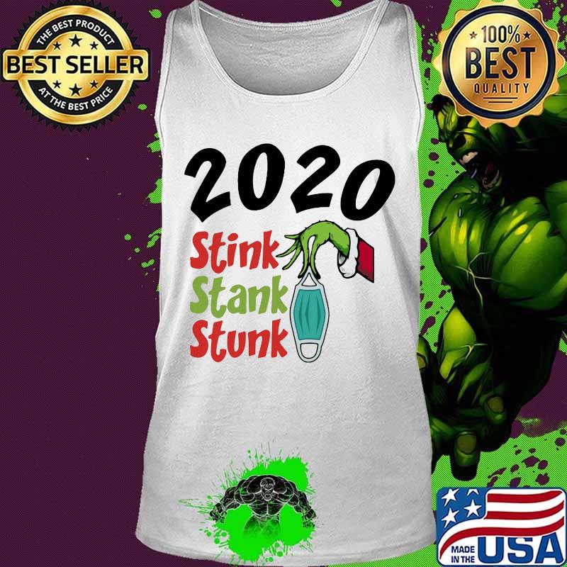 Merry christmas grinch mask stink stank stunk 2020 s Tank top Merry christmas grinch mask stink stank stunk 2020 s Tank top