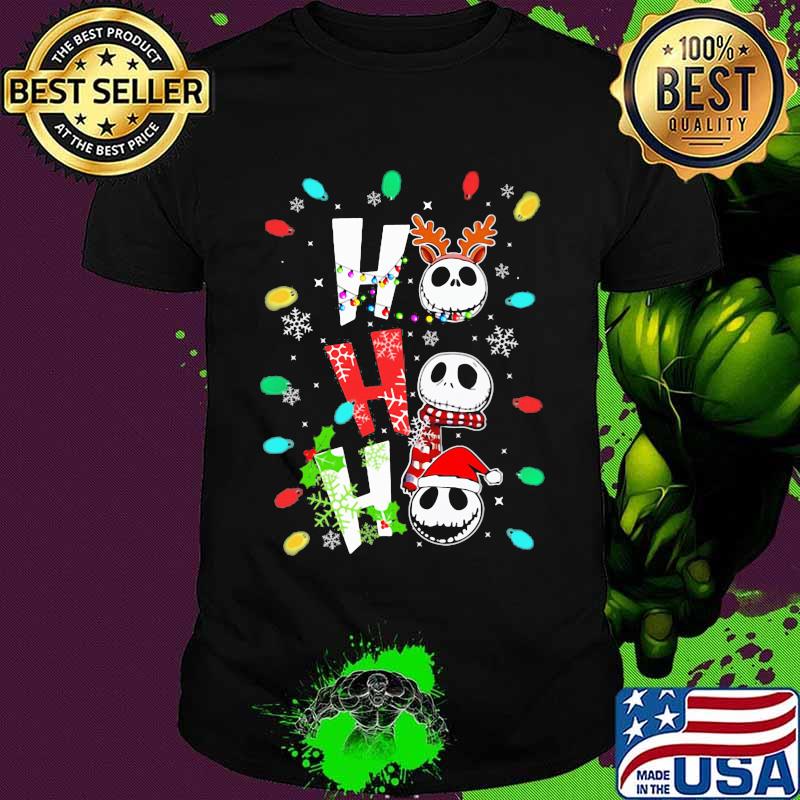Merry christmas jack skellington ho ho ho shirt