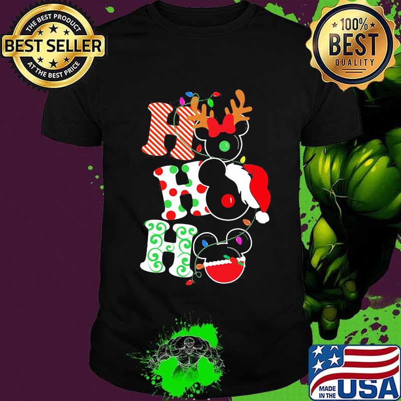Merry christmas mickey mouse ho ho ho shirt