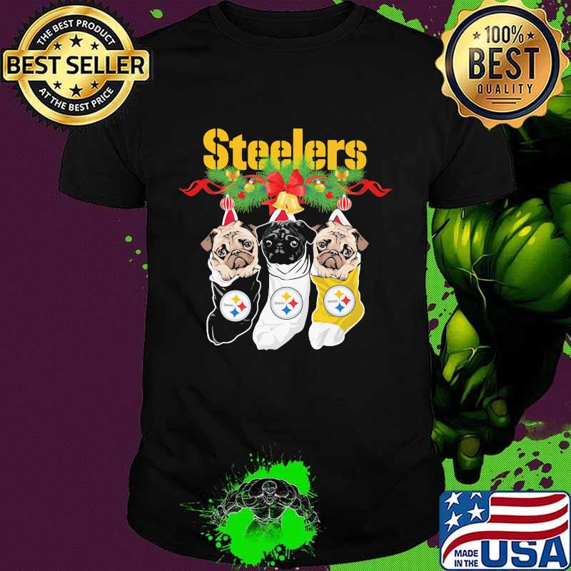 Merry christmas pittsburgh steelers pugs shirt Merry christmas pittsburgh steelers pugs shirt