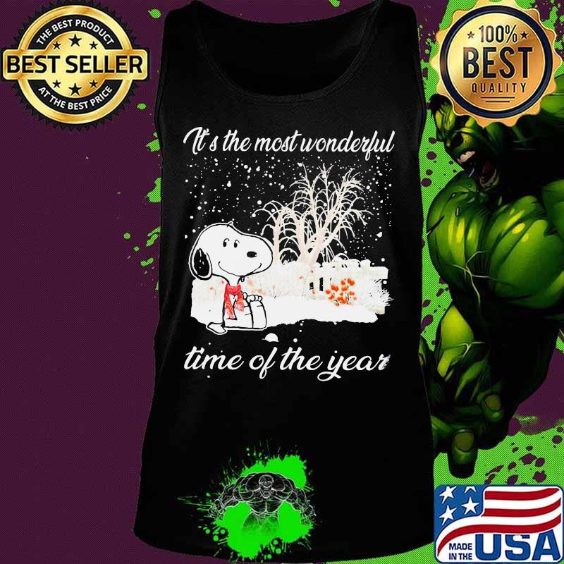 Merry christmas snoopy it's the most wonderful time of the year s Tank top Merry christmas snoopy it's the most wonderful time of the year s Tank top