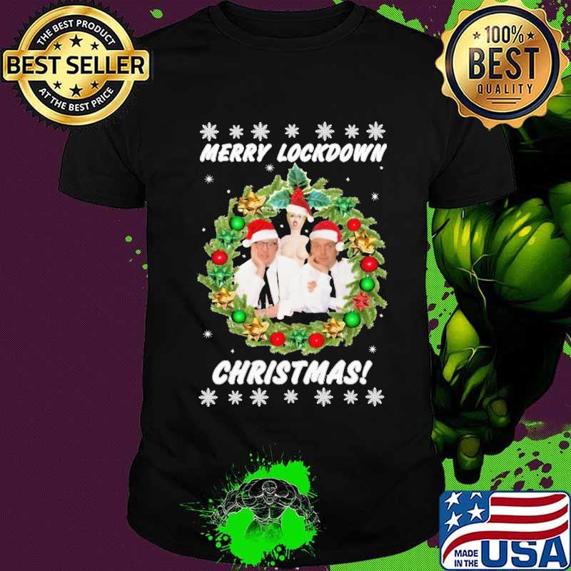 Merry lockdown christmas ugly shirt