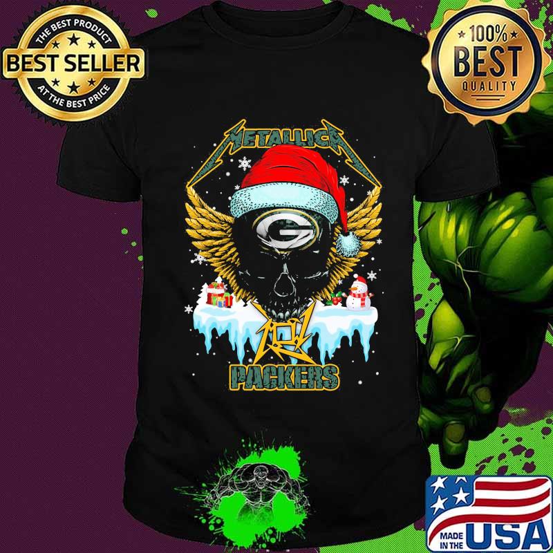 Metallica Skull Green Bay Packers shirt