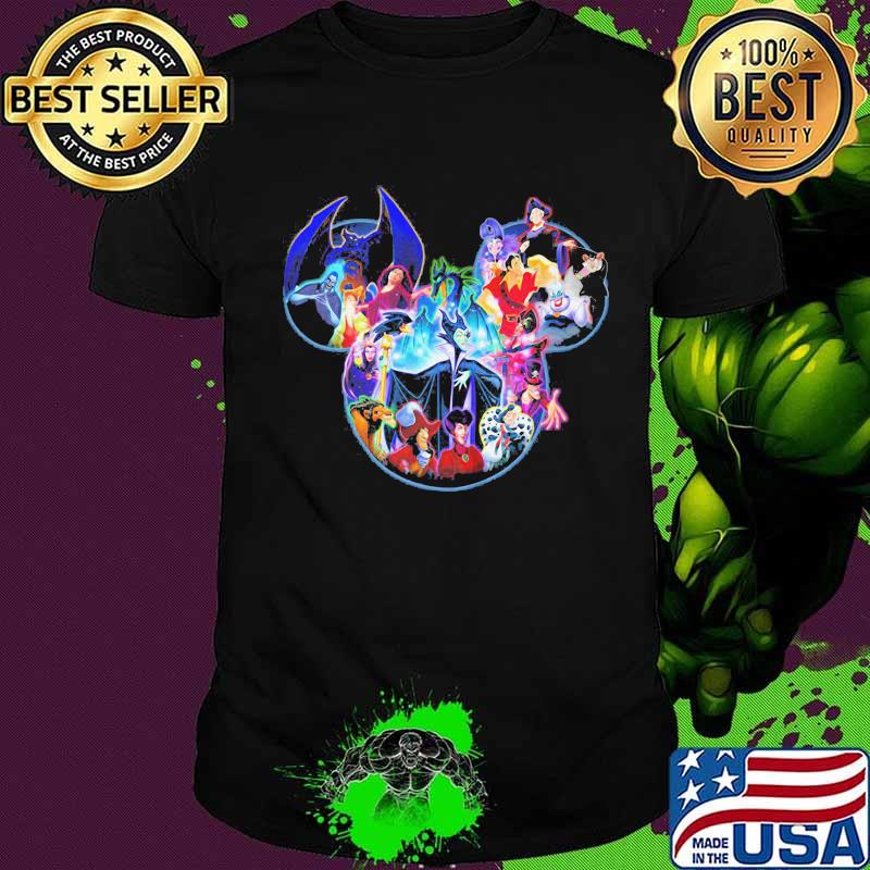 Mickey maleficent and friend family shirt