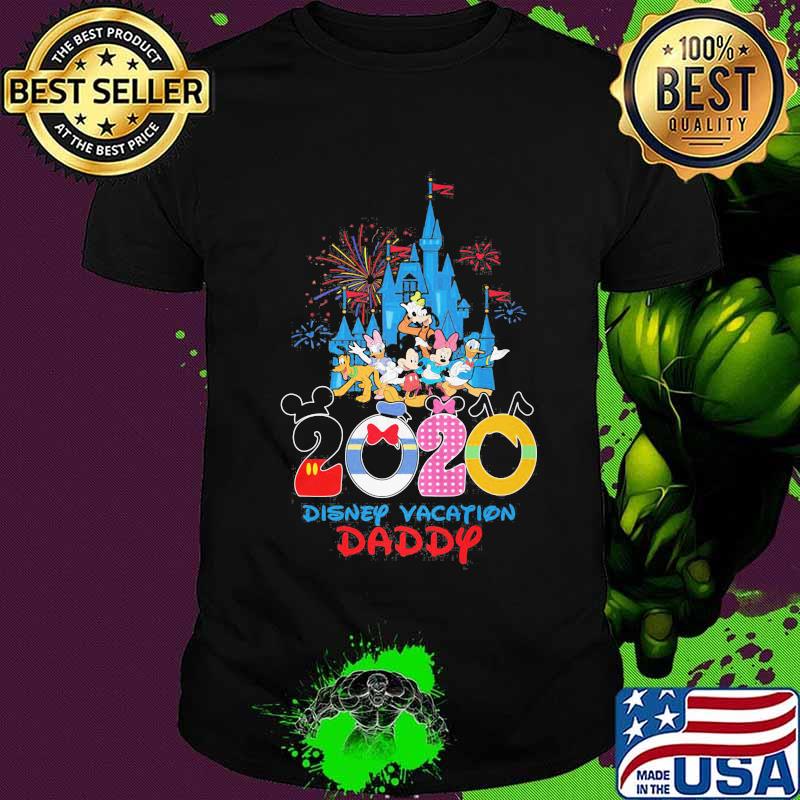 Mickey minnie mouse duck donald goofy and friend 2020 disney vacation daddy shirt