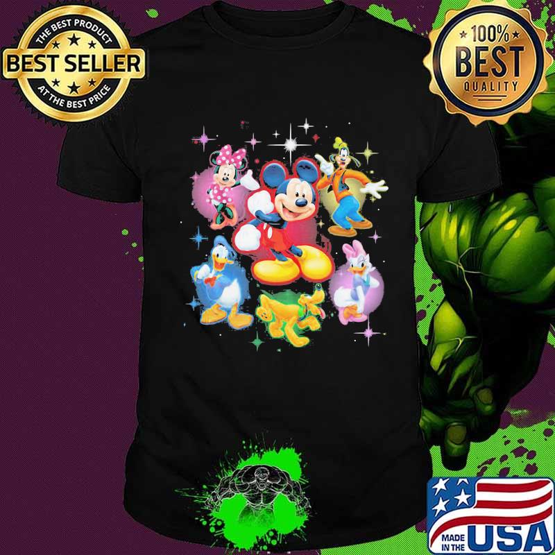 Mickey minnie mouse duck donald goofy and friend shirt