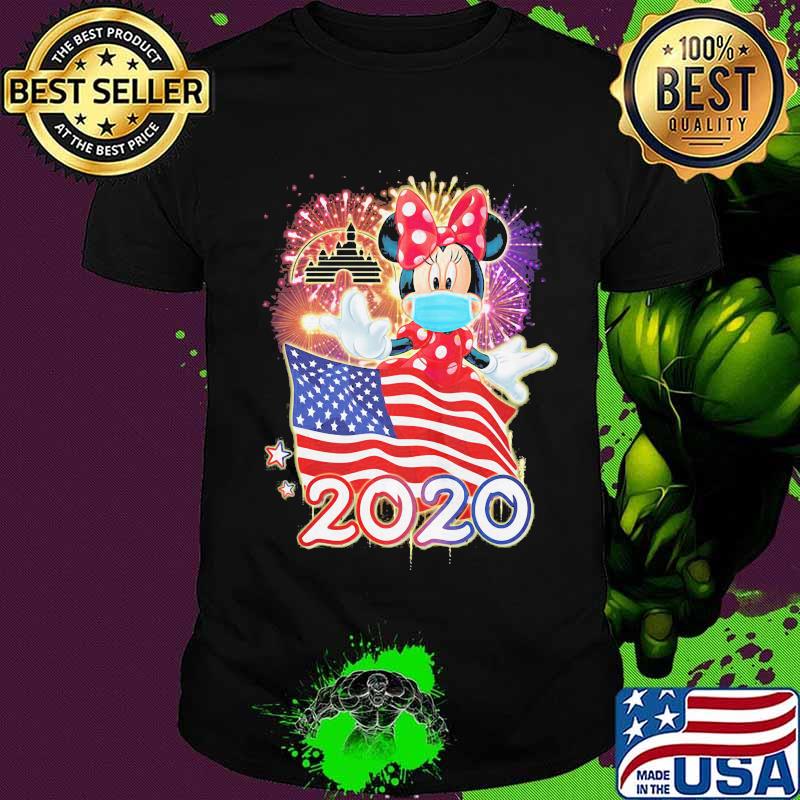Minnie mouse mask american flag 2020 shirt Minnie mouse mask american flag 2020 shirt