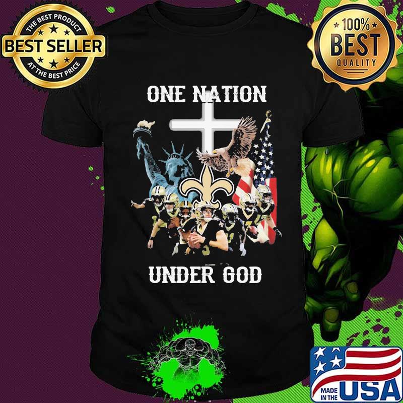 New orleans saints one nation under god shirt