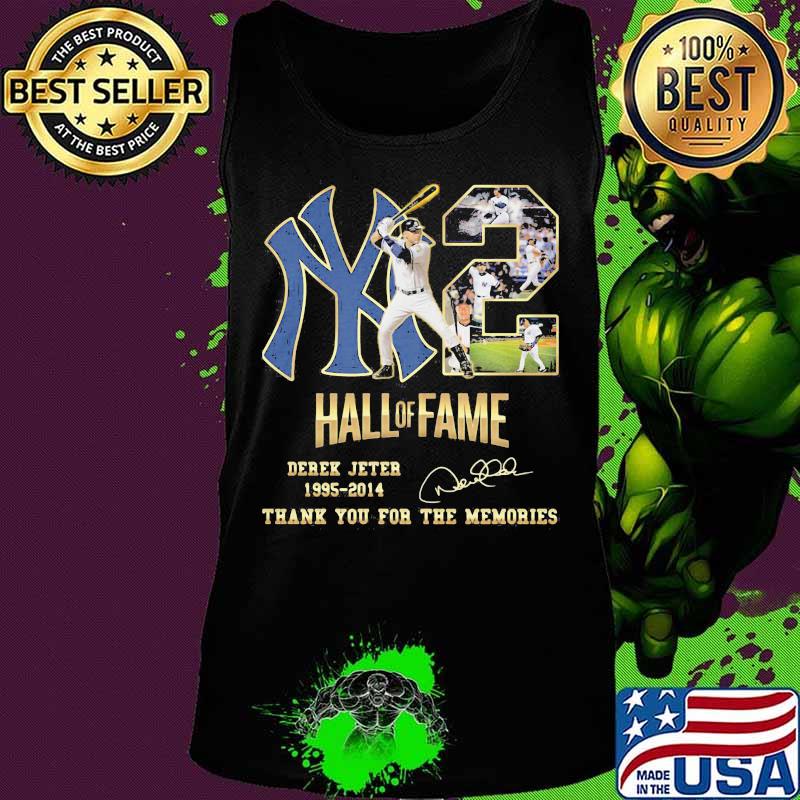 New york yankees hall of fame derek jeter 1995 2014 thank you for the memories signature s Tank top New york yankees hall of fame derek jeter 1995 2014 thank you for the memories signature s Tank top