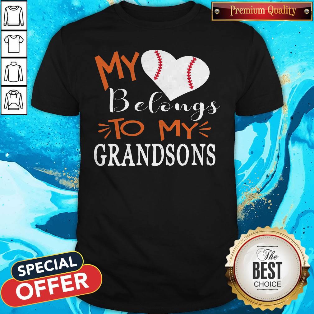 Nice My Belongs To My Grandsons Shirt