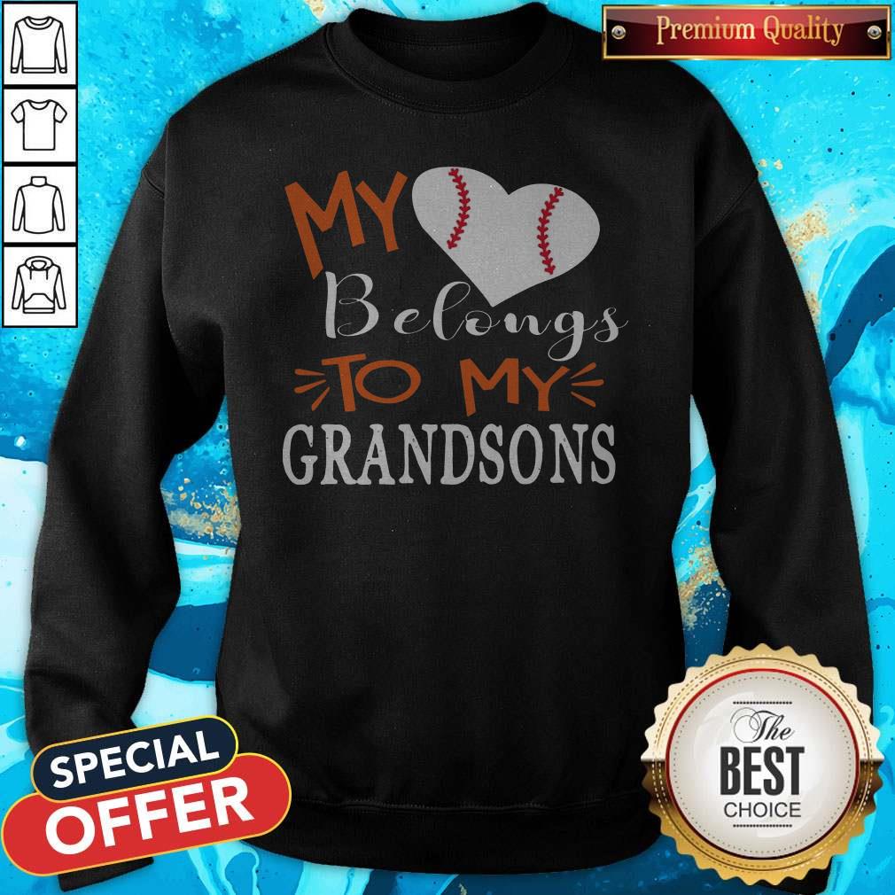 Nice My Belongs To My Grandsons Shirt