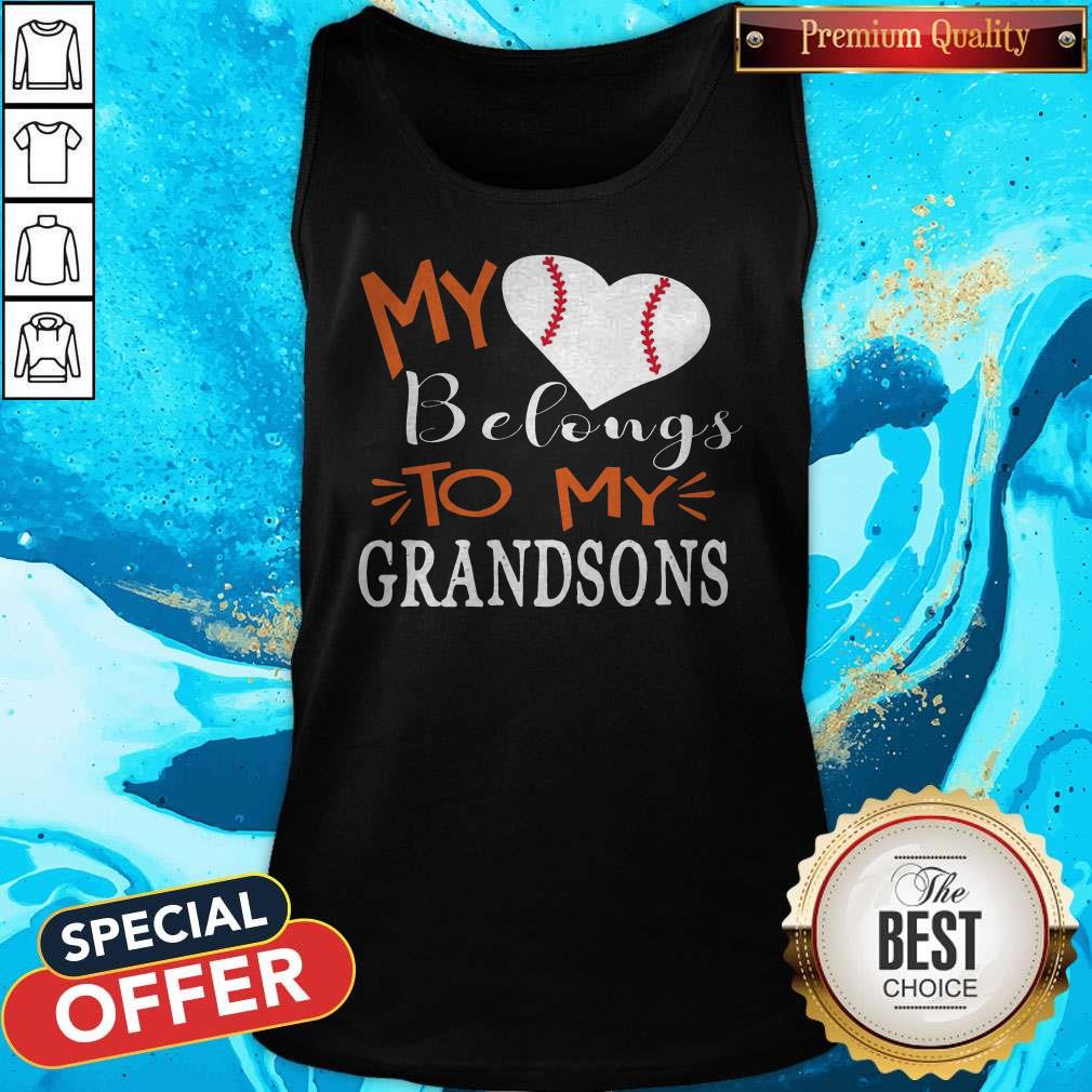 Nice My Belongs To My Grandsons Shirt