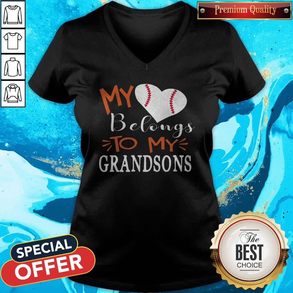 Nice My Belongs To My Grandsons Shirt