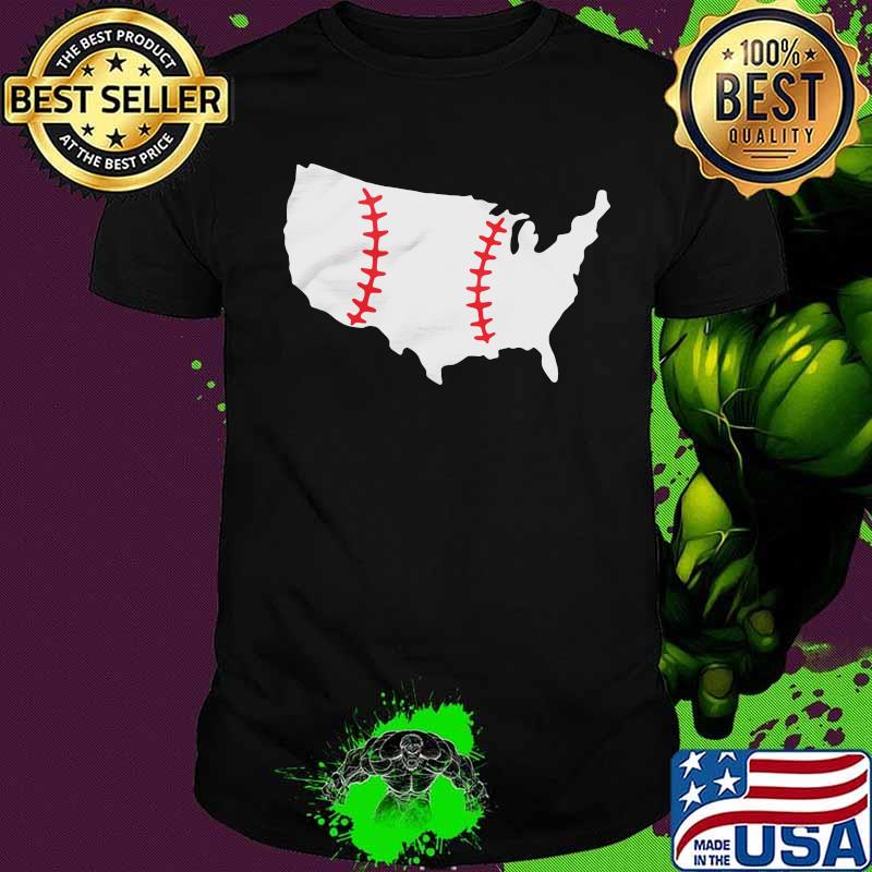 Official baseball america map shirt