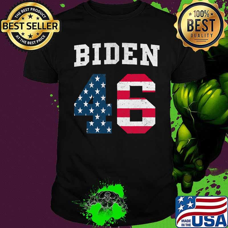 Official Biden 46 American Flag Shirt