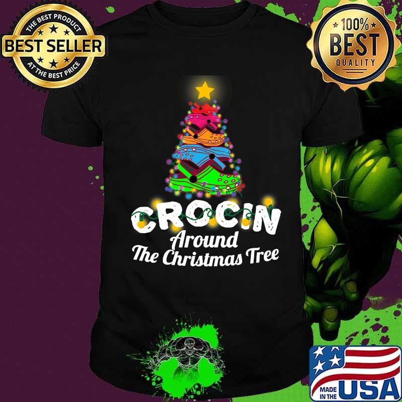 Official Crocin Around The Christmas Tree Funny Xmas 2020 Gifts Shirt