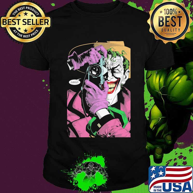 Official halloween joker smile shirt