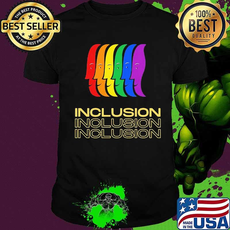 Official lgbt inclusion face shirt