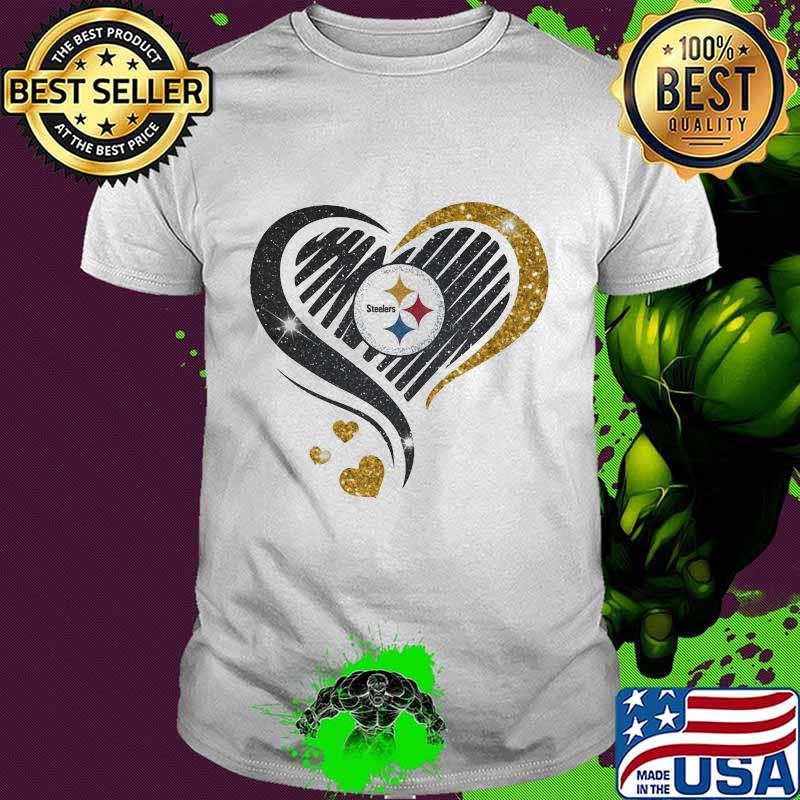 Official Logo Steelers Hearts Shirt