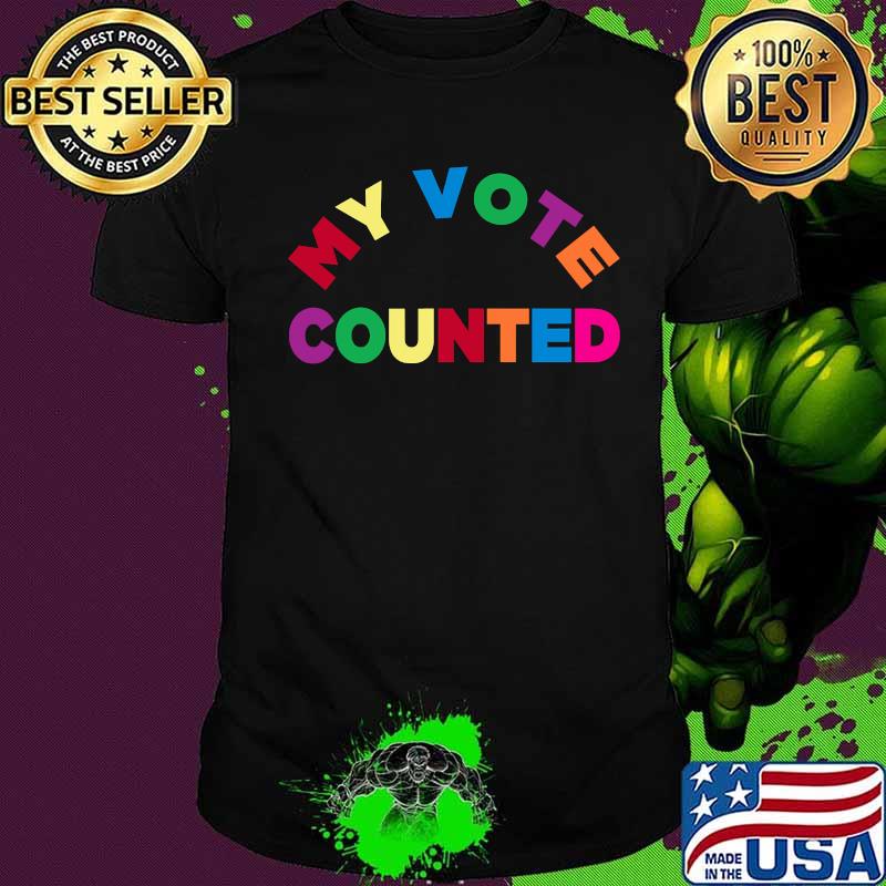 Official my vote counted 2020 shirt