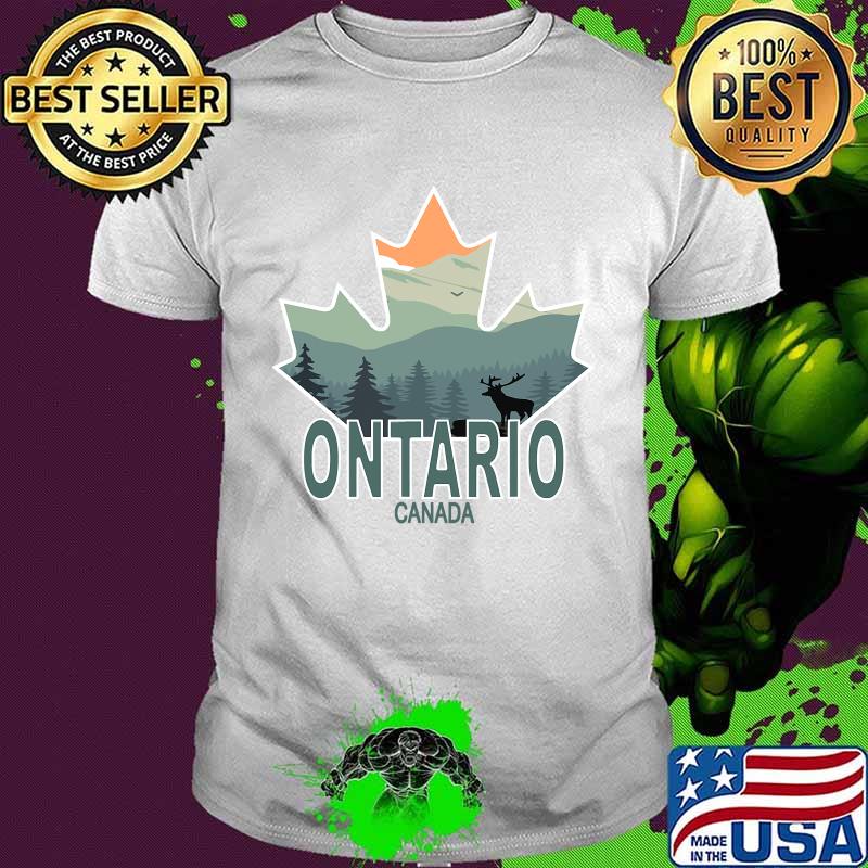 Official ontario canada mountain shirt