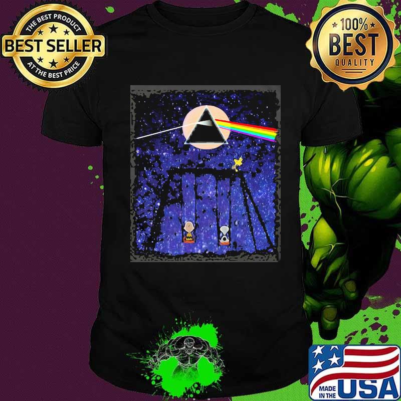 Official Pink Floyd Night Moon Lgbt Snoopy Shirt
