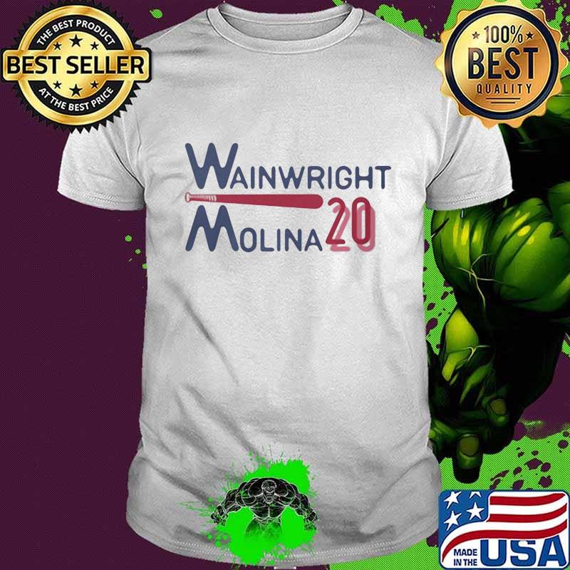 Official wainwright molina 2020 baseball shirt