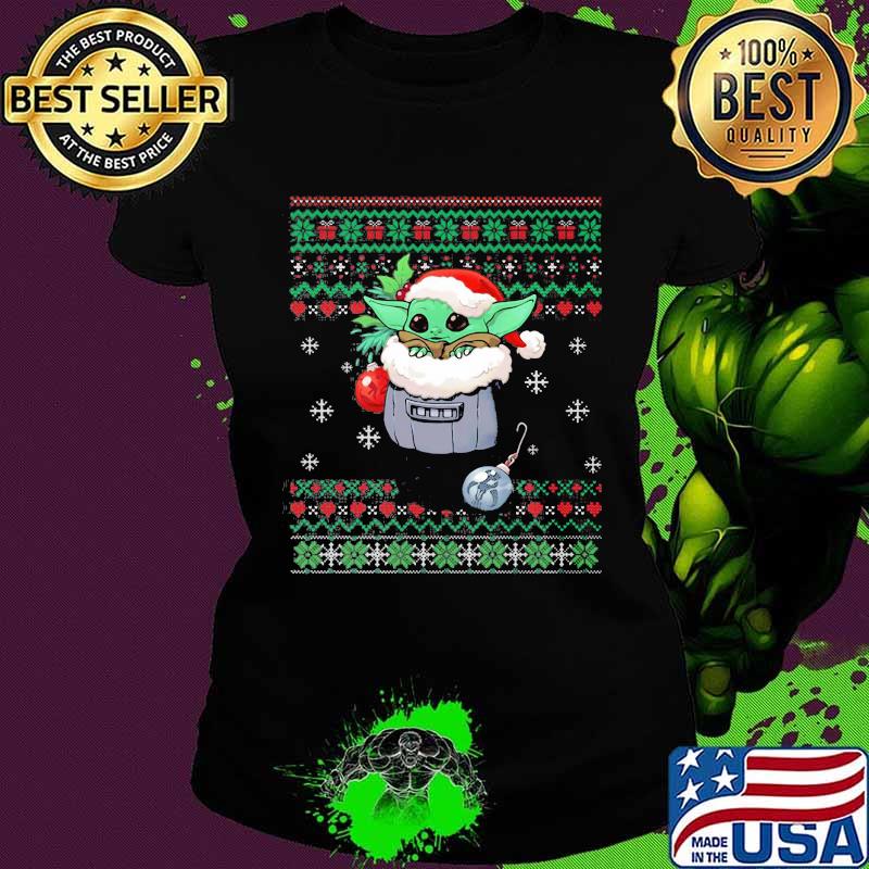 Official Yoda Baby Wear Pajama Santa Urgly Xmas Shirt Ladies tee Official Yoda Baby Wear Pajama Santa Urgly Xmas Shirt Ladies tee