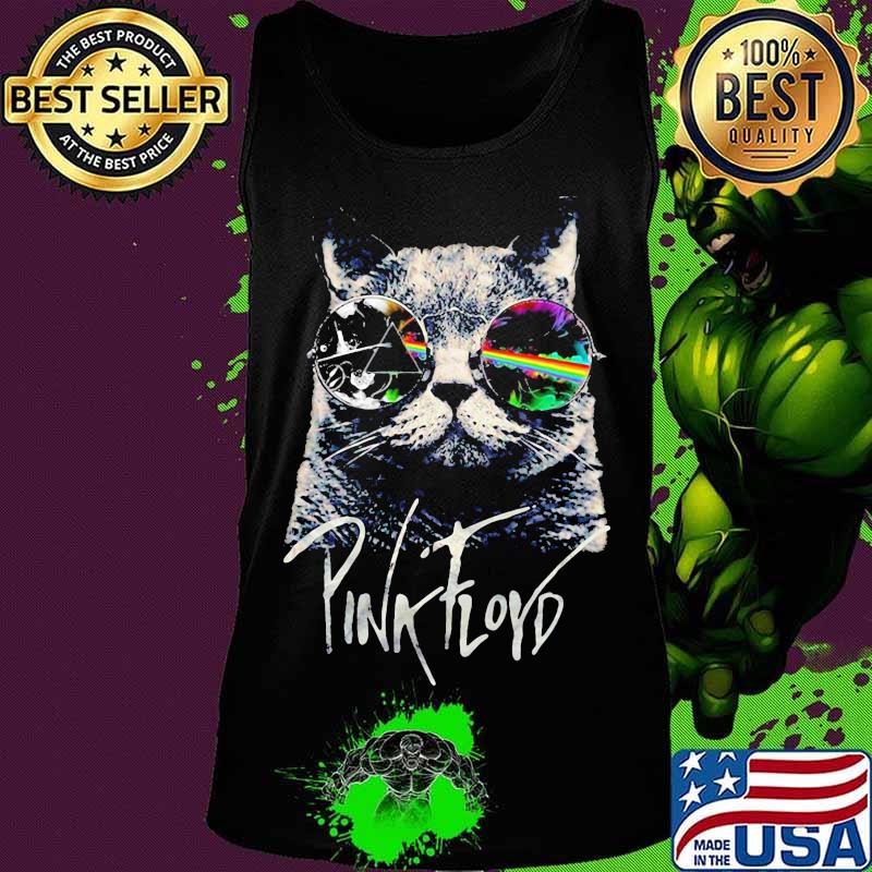 Pink Floyd Cat Sunglasses Lgbt Rainbow Shirt Tank top Pink Floyd Cat Sunglasses Lgbt Rainbow Shirt Tank top
