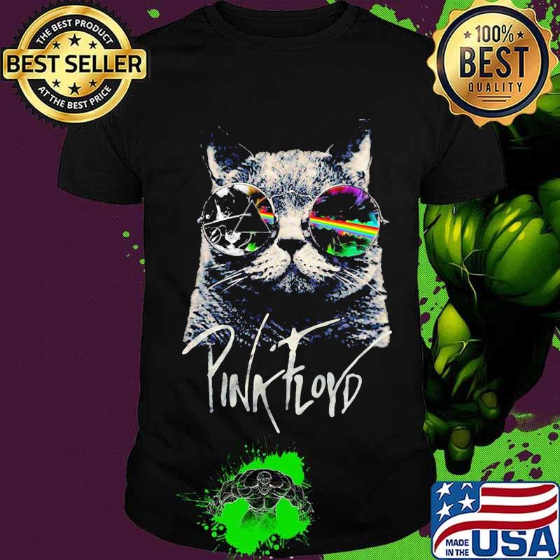 Pink Floyd Cat Sunglasses Lgbt Rainbow Shirt