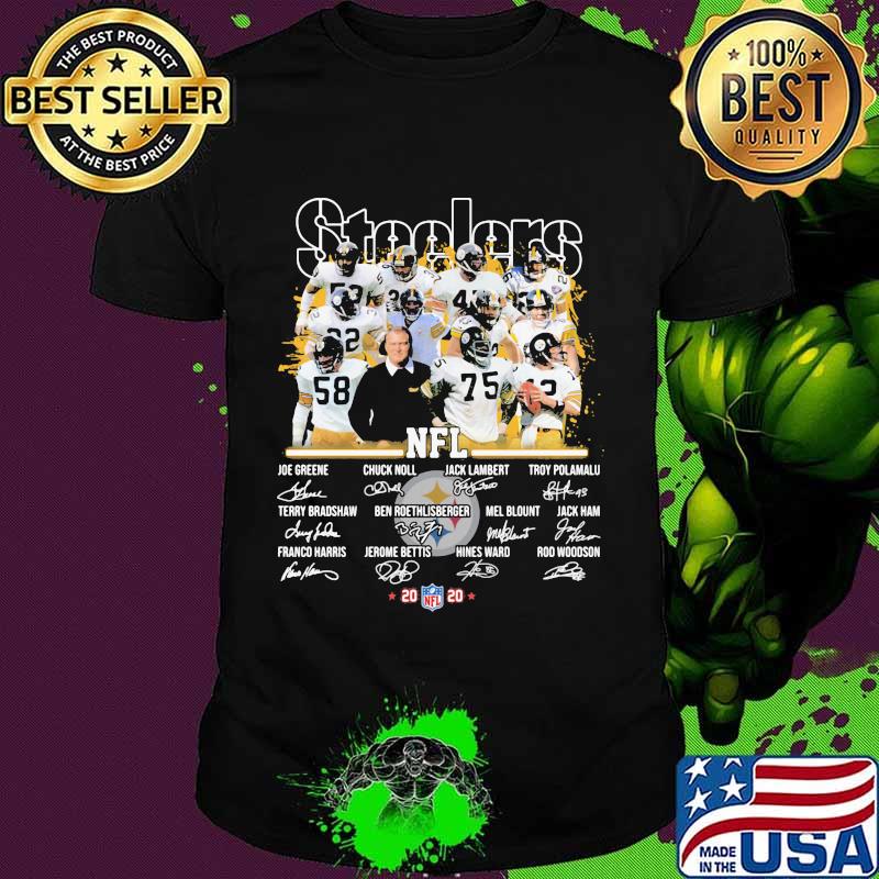 Pittsburgh steelers nfl 2020 champions signatures shirt