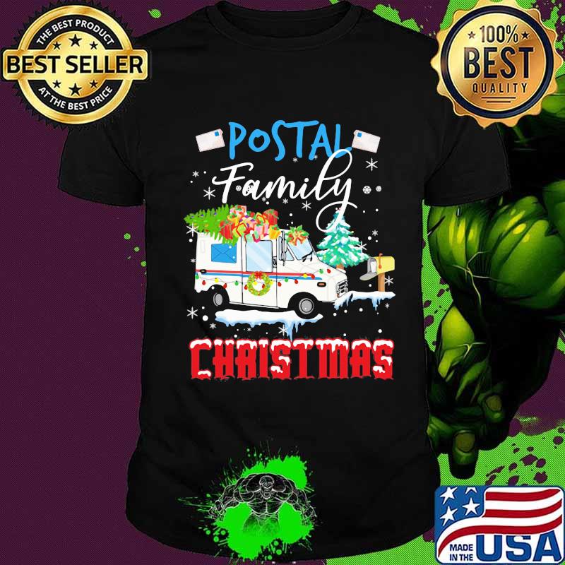 Postal family christmas gift shirt