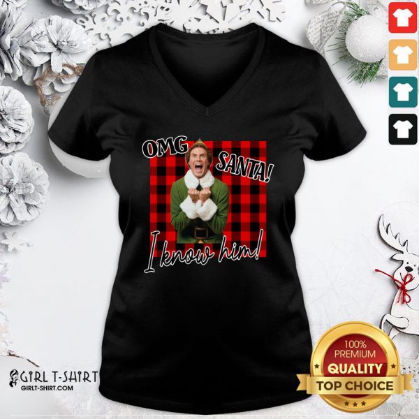 premium-plaid-buddy-the-elf-omg-santa-i-know-him-v-neck-600x600-1.jpg