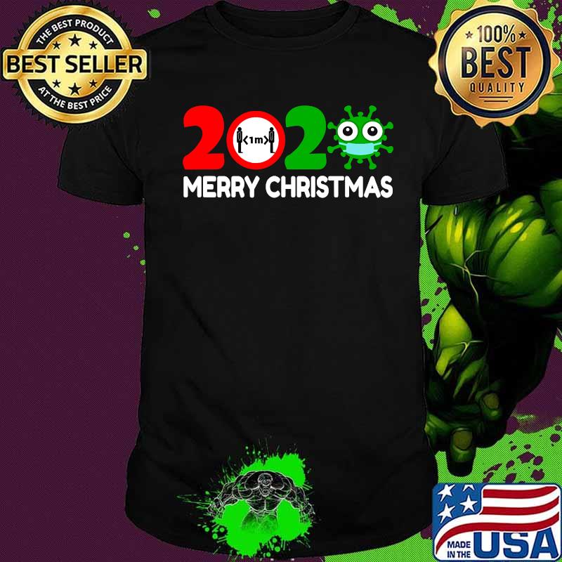 Quarantine merry christmas 2020 design pajamas family shirt