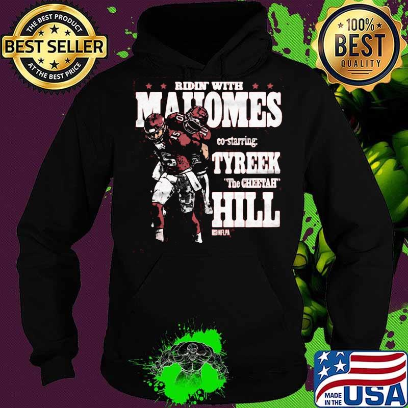 Riding with mahomes co staring tyreek the cheetah hill nfl football s Hoodie Riding with mahomes co staring tyreek the cheetah hill nfl football s Hoodie