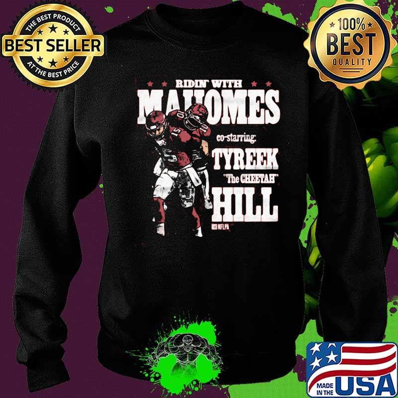 Riding with mahomes co staring tyreek the cheetah hill nfl football s Sweater Riding with mahomes co staring tyreek the cheetah hill nfl football s Sweater