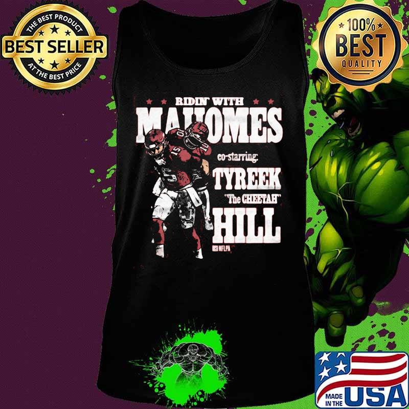 Riding with mahomes co staring tyreek the cheetah hill nfl football s Tank top Riding with mahomes co staring tyreek the cheetah hill nfl football s Tank top