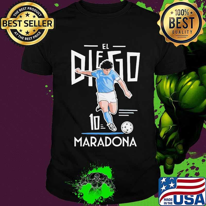 Rip El Diego Maradona Ten Football Shirt