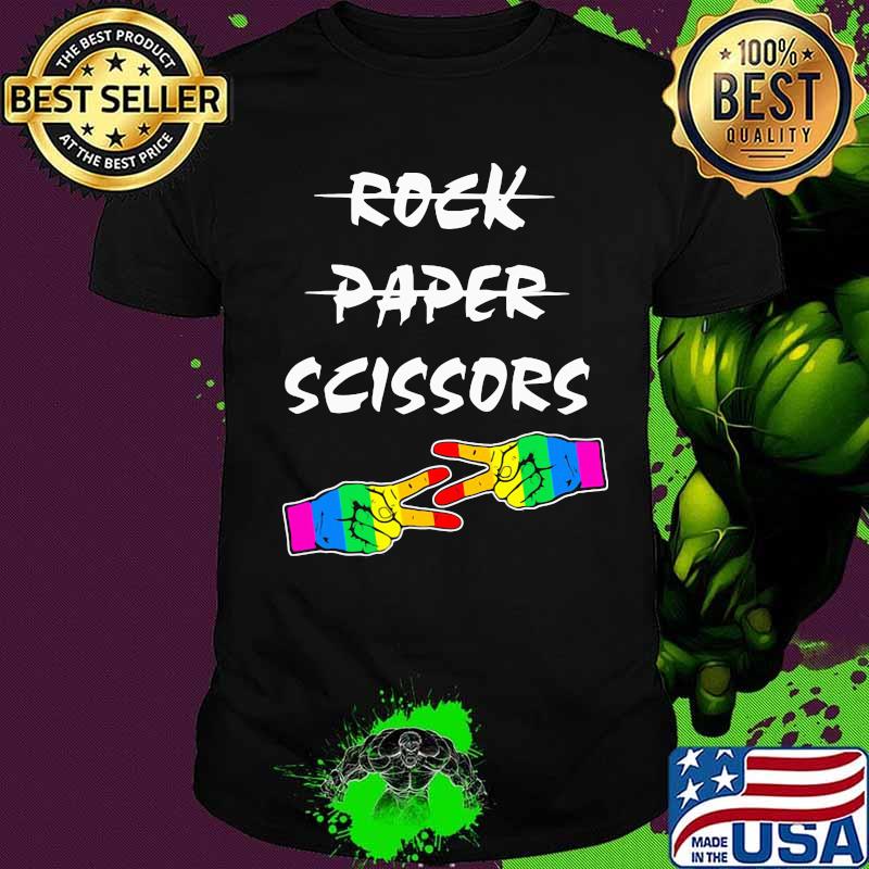 Rock Paper Scissors Lgbt Shirt