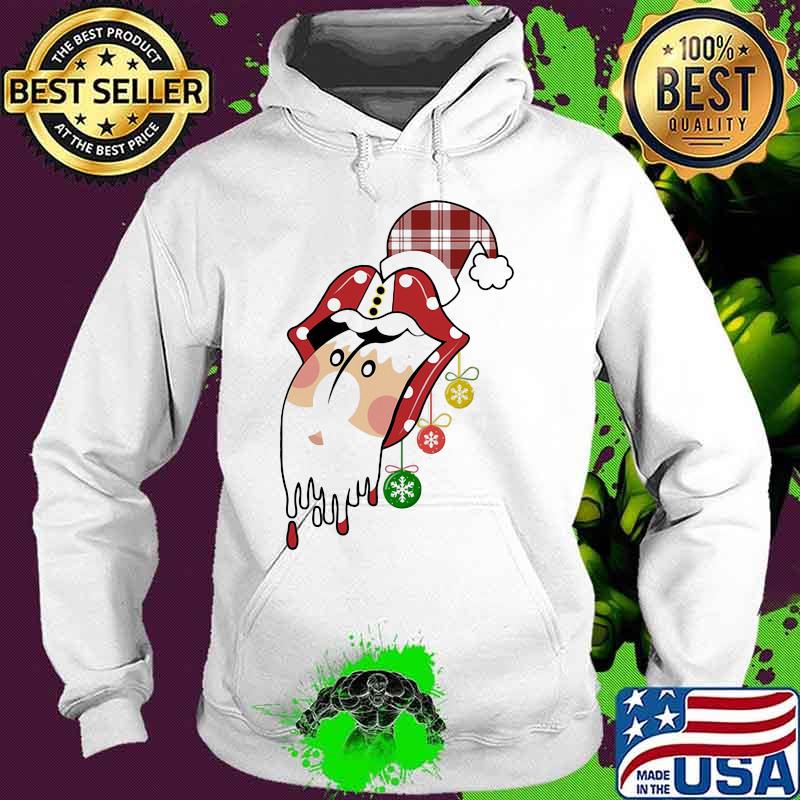 Santa Clause Rolling Stones Merry Christmas Shirt Hoodie Santa Clause Rolling Stones Merry Christmas Shirt Hoodie