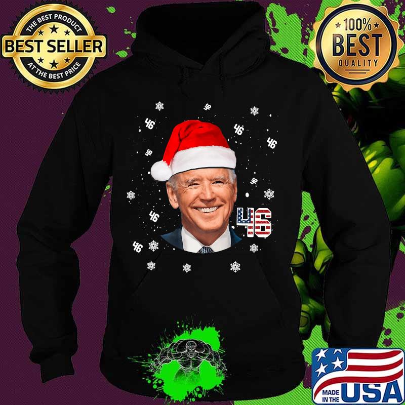 Santa Joe Biden 2020 Christmas American President 46 Shirt Hoodie Santa Joe Biden 2020 Christmas American President 46 Shirt Hoodie