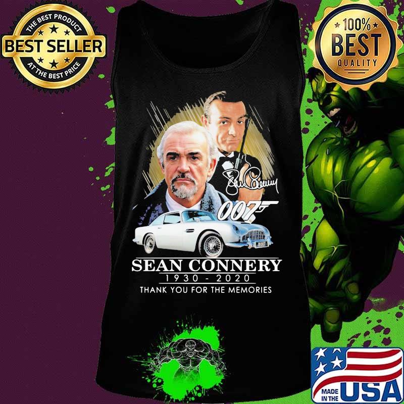 Sean connery 1930 2020 thank you for the memories signature s Tank top Sean connery 1930 2020 thank you for the memories signature s Tank top