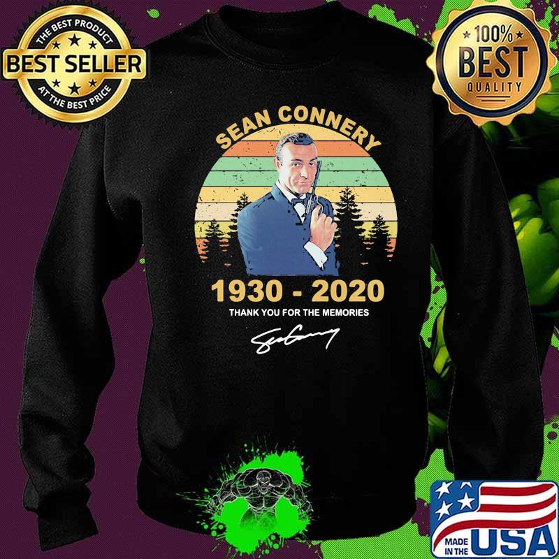 Sean connery 1930 2020 thank you for the memories signature vintage retro s Sweater Sean connery 1930 2020 thank you for the memories signature vintage retro s Sweater