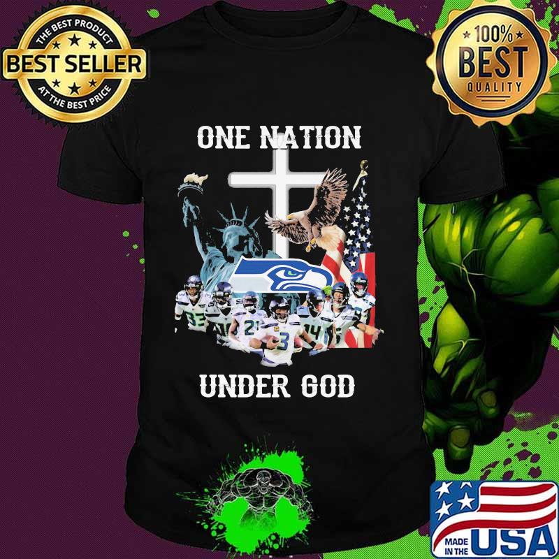 Seattle seahawks one nation under god shirt