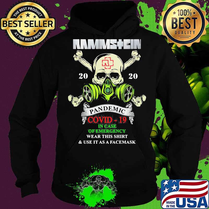 Skull rammstein 2020 pandemic covid-19 in case of emergency wear this s Hoodie Skull rammstein 2020 pandemic covid-19 in case of emergency wear this s Hoodie