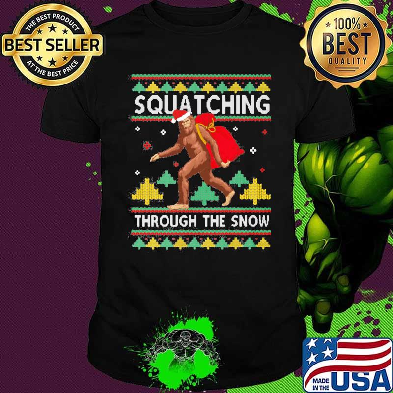 Souatching Through The Snow Santa Clause Xmas Shirt