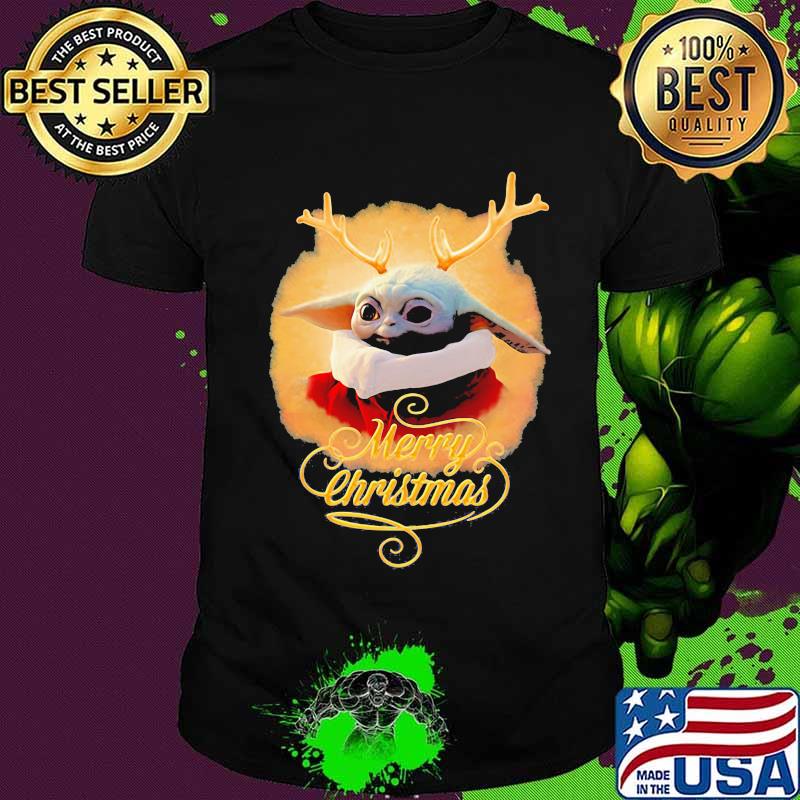 Star wars baby yoda merry christmas shirt Star wars baby yoda merry christmas shirt