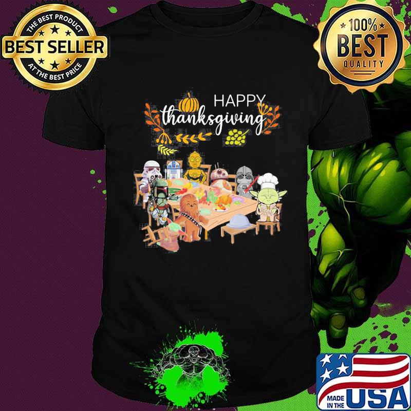 Star wars happy thanksgiving shirt