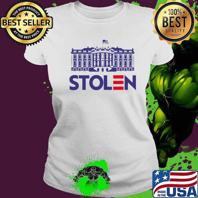 Stolen white house rigged 2020 election fraud trump s Ladies tee Stolen white house rigged 2020 election fraud trump s Ladies tee