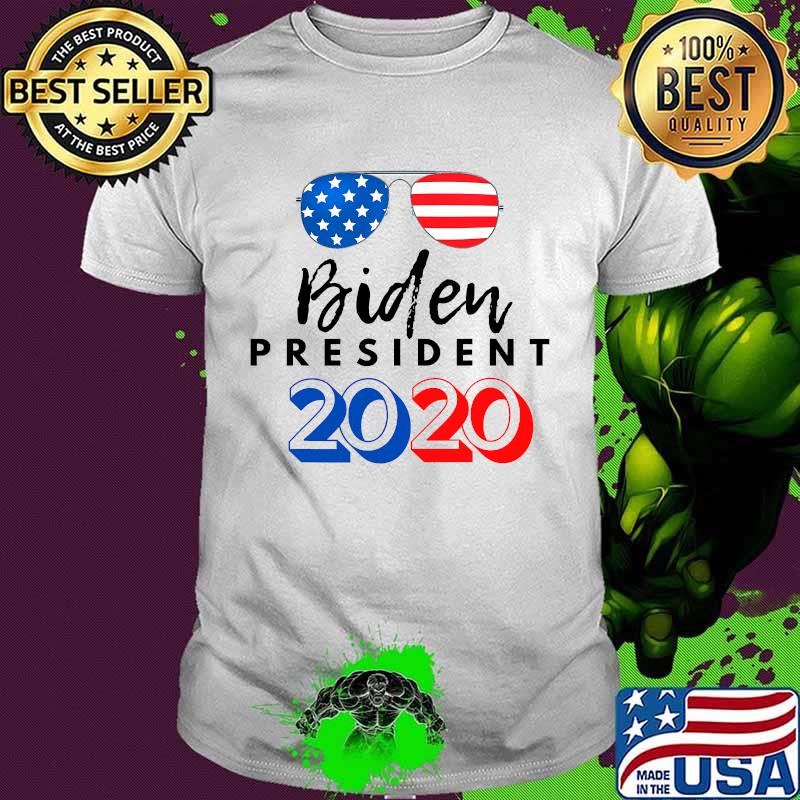 Sunglasses Biden President 2020 American Flag Shirt
